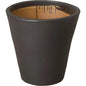 Tapered Round Ceramic Planter - LOOMLAN - Emissary - Planters
