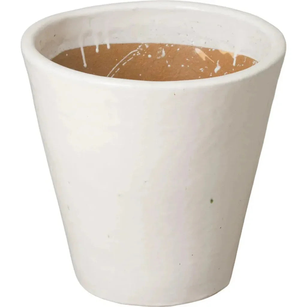 Tapered Round Ceramic Planter - LOOMLAN - Emissary - Planters