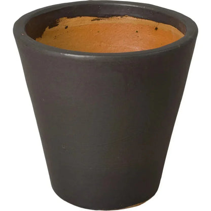 Tapered Round Ceramic Planter - LOOMLAN - Emissary - Planters