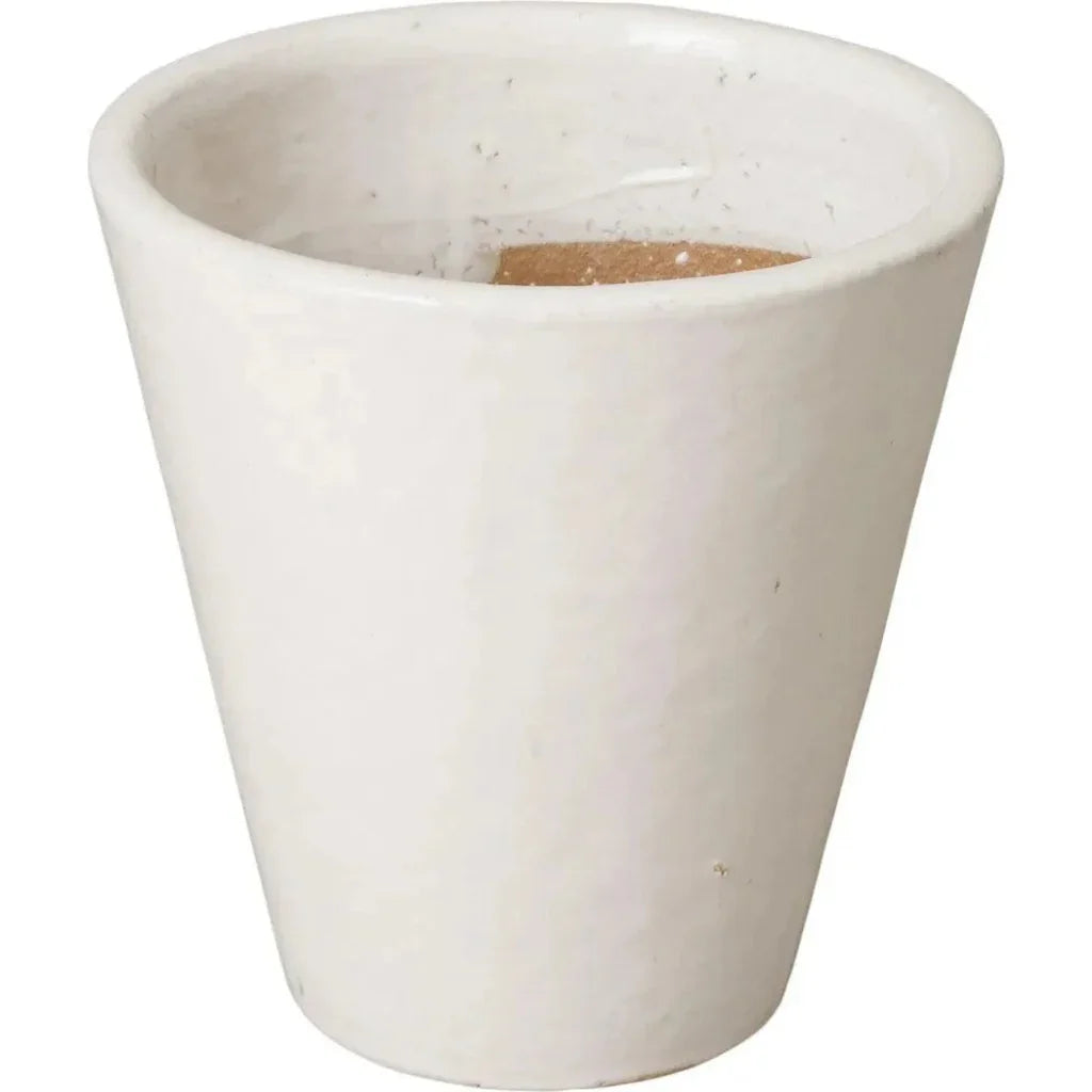 Tapered Round Ceramic Planter - LOOMLAN - Emissary - Planters