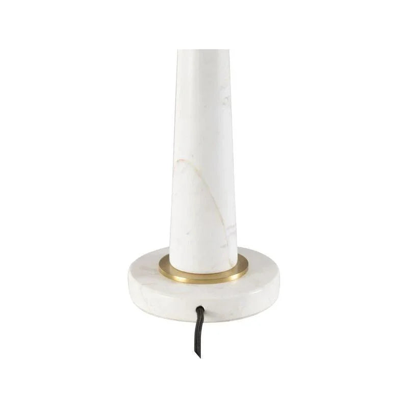 Tapered Silhouette Smooth Marble Design Table Lamp - LOOMLAN - Wildwood - Table Lamps