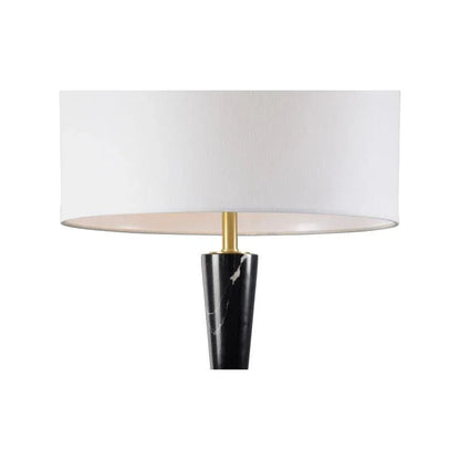Tapered Silhouette Smooth Marble Design Table Lamp - LOOMLAN - Wildwood - Table Lamps