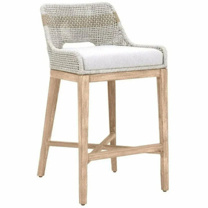 Tapestry Barstool Taupe Rope - LOOMLAN - Essentials For Living - Bar Stools