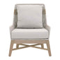 Tapestry Olefin Fabric Outdoor Club Chair