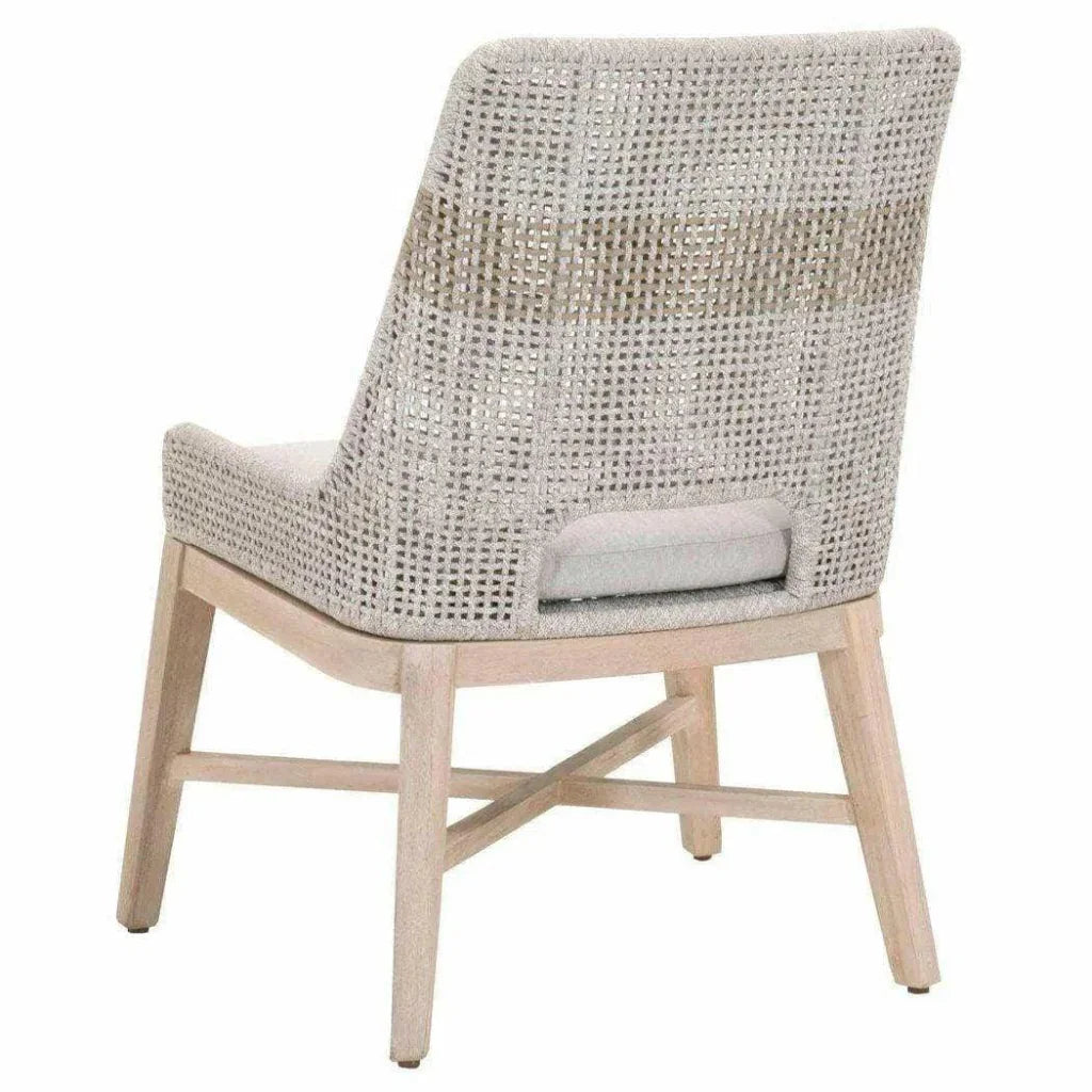 Tapestry Rope Outdoor Dining Chair 2PC-Outdoor Dining Chairs-Essentials For Living-LOOMLAN
