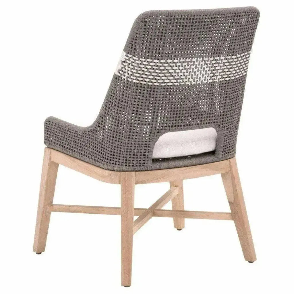 Tapestry Rope Outdoor Dining Chair Set of 2-Outdoor Dining Chairs-Essentials For Living-LOOMLAN