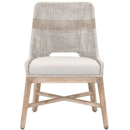 Tapestry Woven Rope Armless Dining Chair 2PC - LOOMLAN - Essentials For Living - Dining Chairs