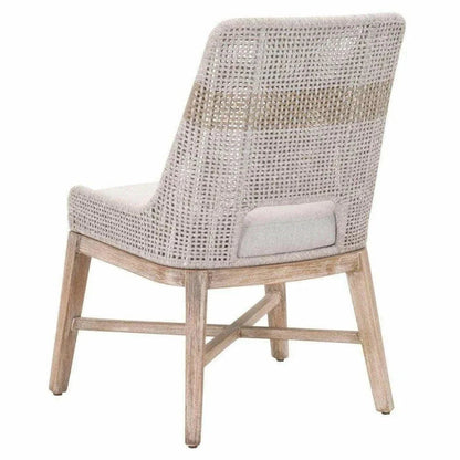 Tapestry Woven Rope Armless Dining Chair 2PC - LOOMLAN - Essentials For Living - Dining Chairs