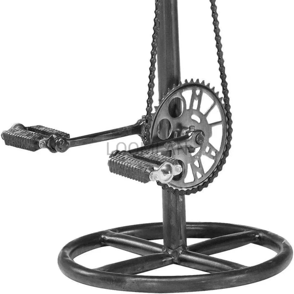 Industrial Counter Height Brown Cycle Stool - LOOMLAN - LOOMLAN - Counter Stools