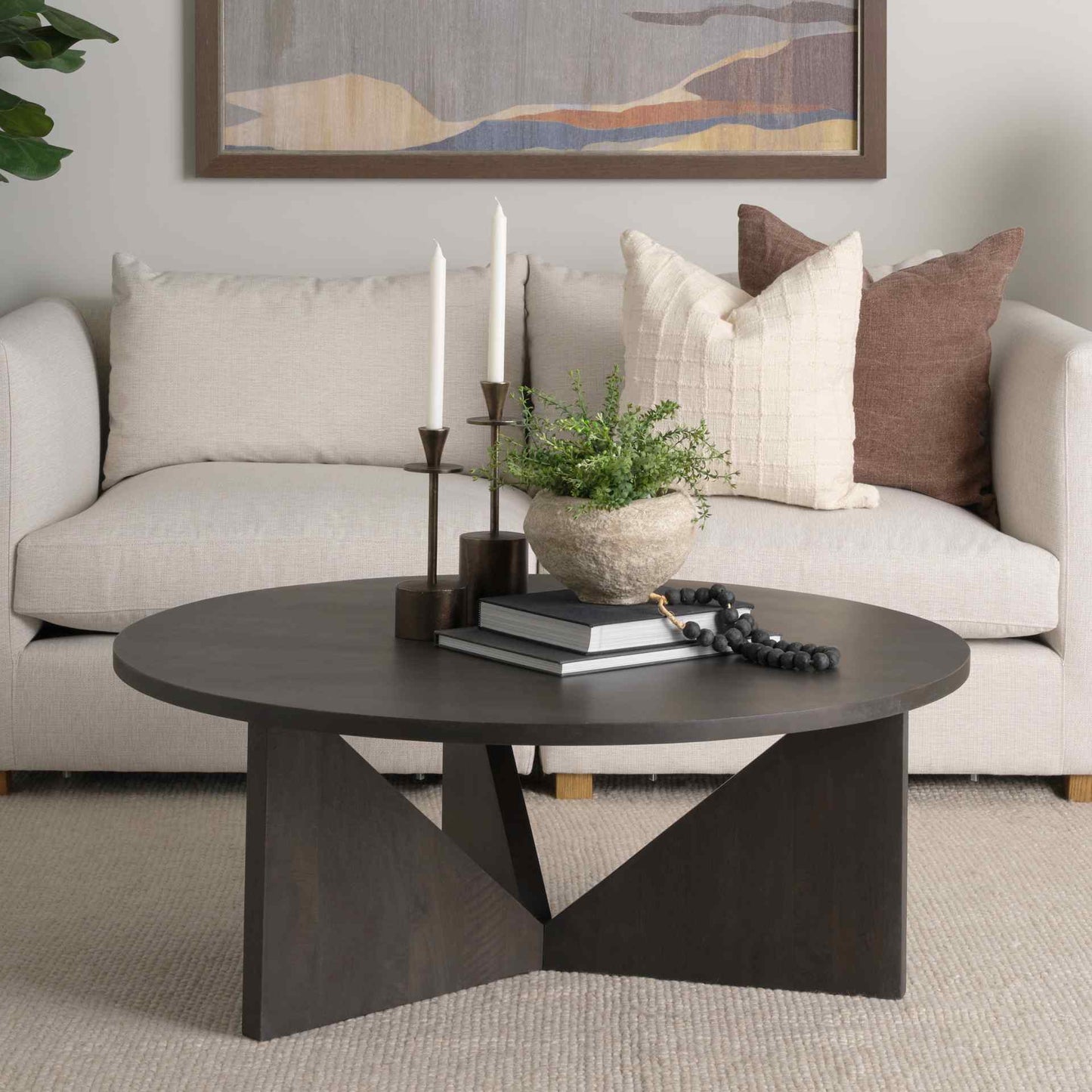 Tarro Wooden Brown Coffee Table