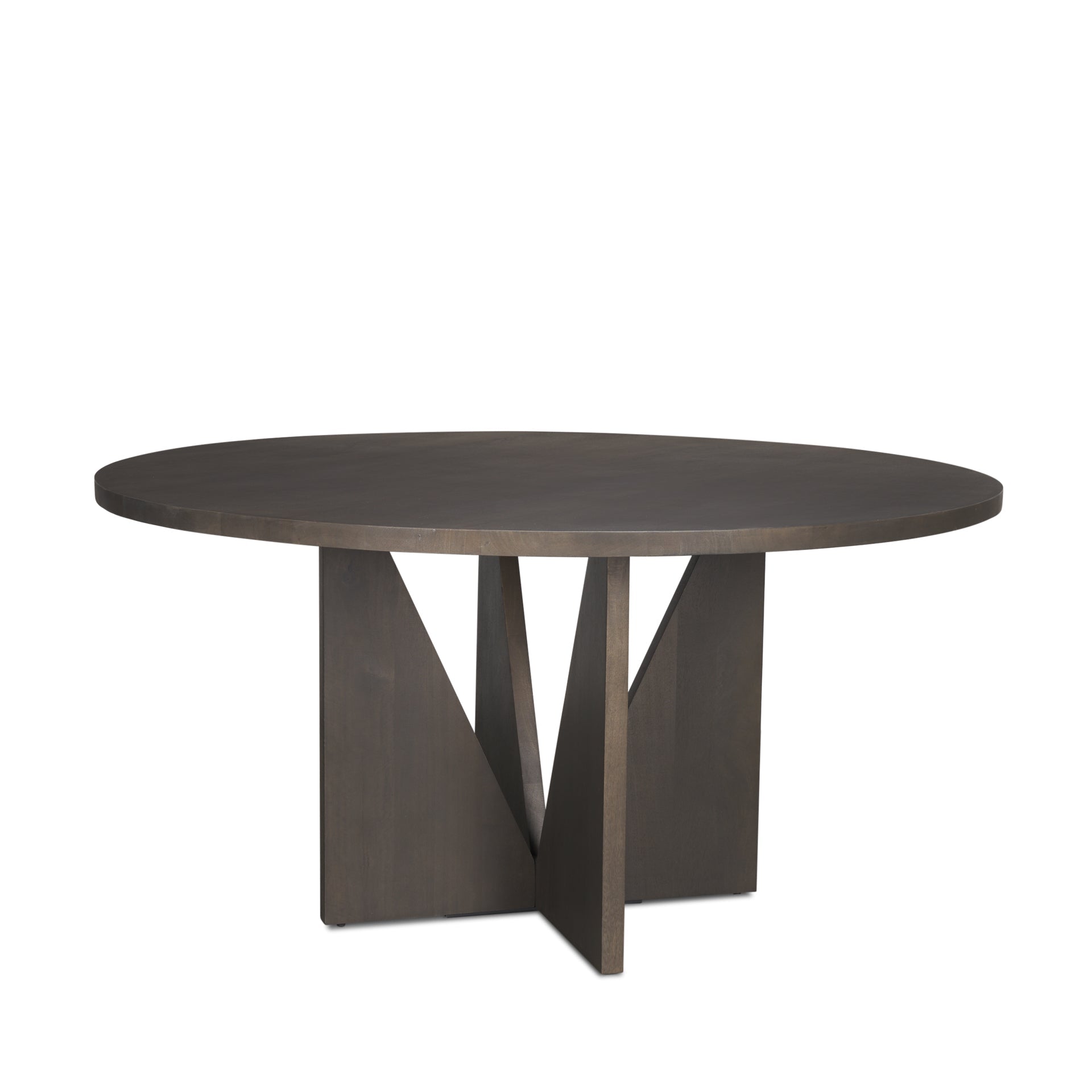 Tarro Wooden Round Dining Table-Dining Tables-Mercana-LOOMLAN