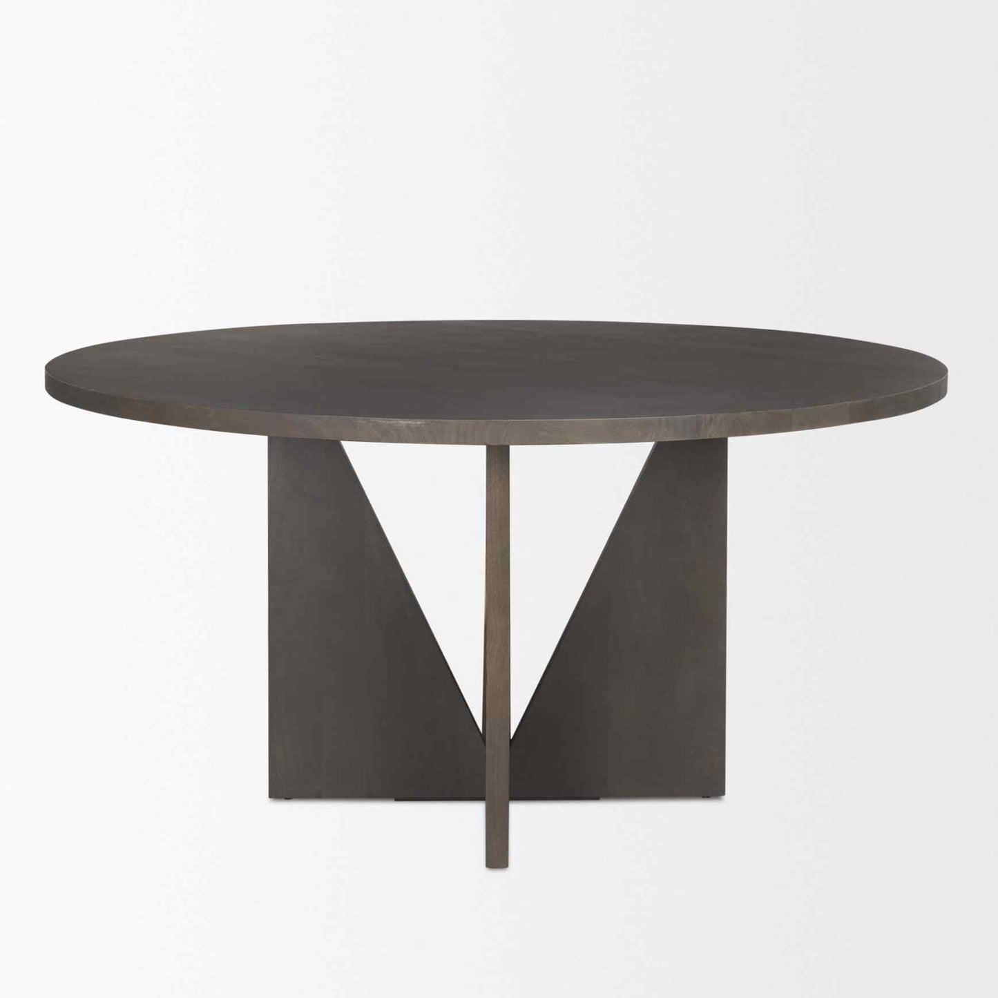 Tarro Wooden Round Dining Table-Dining Tables-Mercana-LOOMLAN