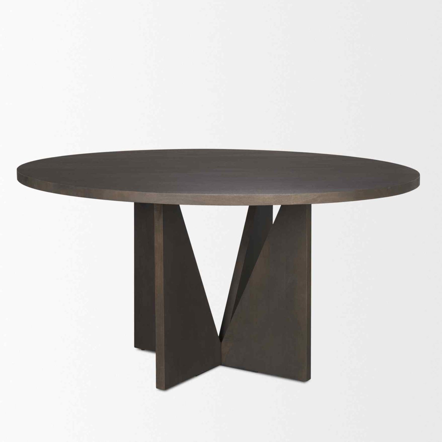 Tarro Wooden Round Dining Table-Dining Tables-Mercana-LOOMLAN