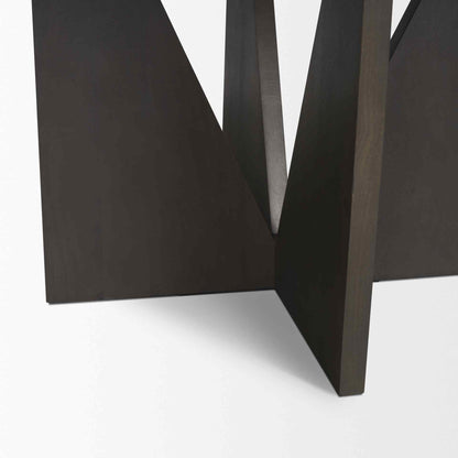 Tarro Wooden Round Dining Table-Dining Tables-Mercana-LOOMLAN