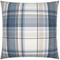 Tartan Navy Plaid Check Navy Large Throw Pillow Insert - LOOMLAN - D.V. Kap - Throw Pillows