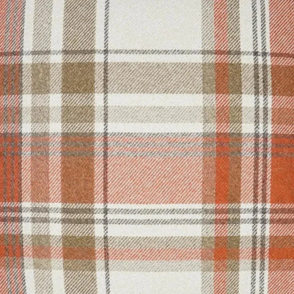 Tartan Plaid Check Brown Copper Large Throw Pillow - LOOMLAN - D.V. Kap - Throw Pillows