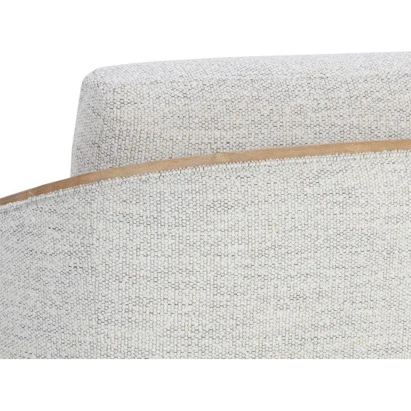 Tasia Fabric Swivel Lounge Chair - LOOMLAN - SUNPAN - Club Chairs