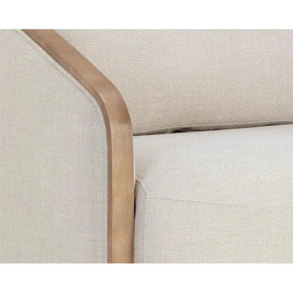 Tasia Fabric Swivel Lounge Chair - LOOMLAN - SUNPAN - Club Chairs