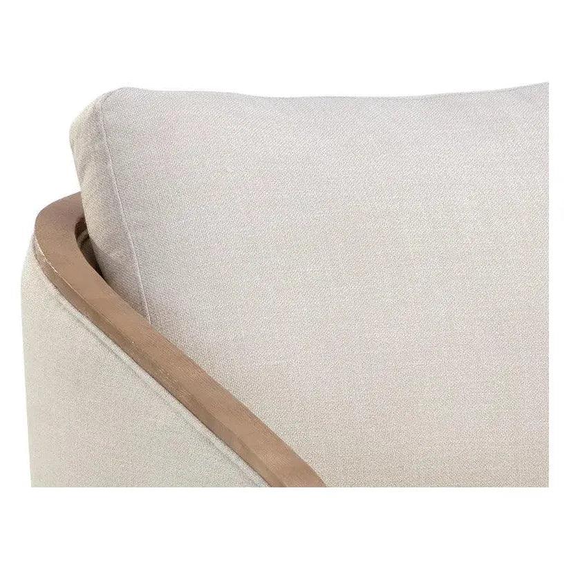 Tasia Fabric Swivel Lounge Chair - LOOMLAN - SUNPAN - Club Chairs