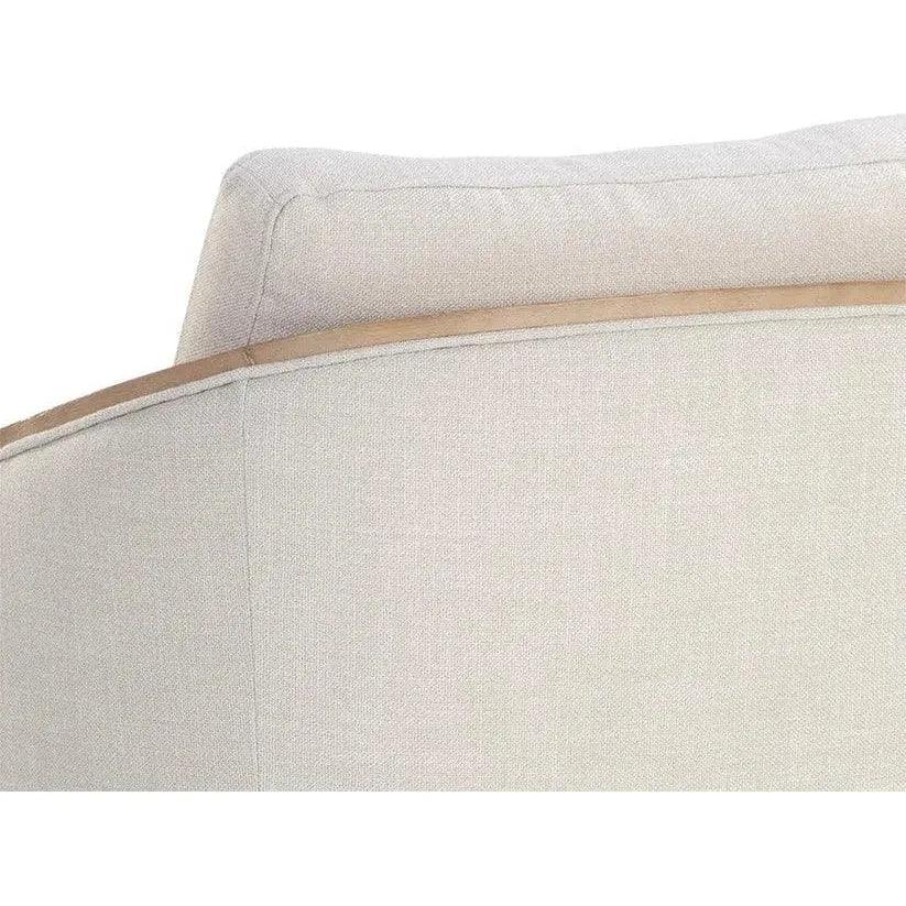 Tasia Fabric Swivel Lounge Chair - LOOMLAN - SUNPAN - Club Chairs