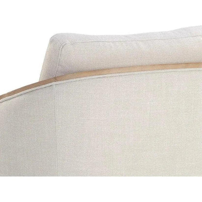 Tasia Fabric Swivel Lounge Chair - LOOMLAN - SUNPAN - Club Chairs