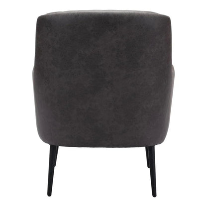 Tasmania Accent Chair Vintage Black - LOOMLAN - Zuo Modern - Accent Chairs