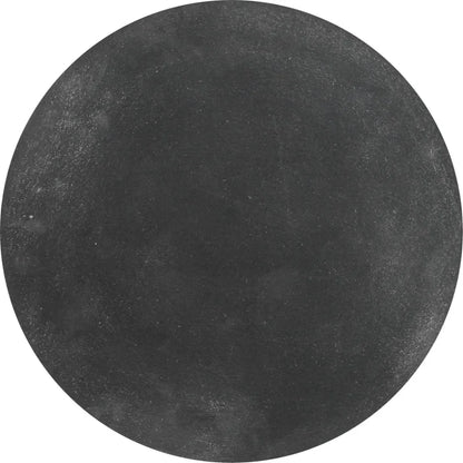 Tasse Aluminum Black Round Side Table - LOOMLAN - Zuo Modern - Side Tables