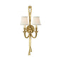 Tassel Twist Double Brass Wall Sconce - LOOMLAN - Wildwood - Wall Sconces
