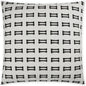 Tassels Tuxedo Global White Large Throw Pillow Insert - LOOMLAN - D.V. Kap - Throw Pillows