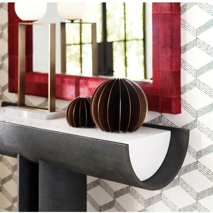 Taurus Hair On Hide Frame Wall Mirror - LOOMLAN - Wildwood - Wall Mirrors