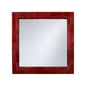 Taurus Hair On Hide Frame Wall Mirror - LOOMLAN - Wildwood - Wall Mirrors
