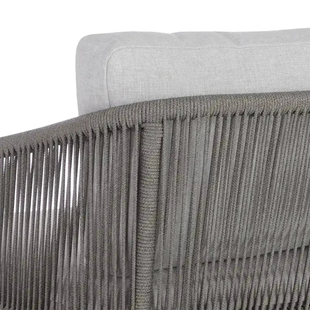 Tavira Fabric With Back Outdoor Couch - LOOMLAN - SUNPAN - Outdoor Sofas & Loveseats