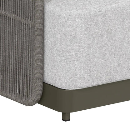 Tavira Fabric With Back Outdoor Couch - LOOMLAN - SUNPAN - Outdoor Sofas & Loveseats