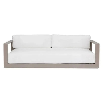 Tavira Fabric With Back Outdoor Couch - LOOMLAN - SUNPAN - Outdoor Sofas & Loveseats