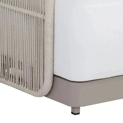 Tavira Fabric With Back Outdoor Couch - LOOMLAN - SUNPAN - Outdoor Sofas & Loveseats