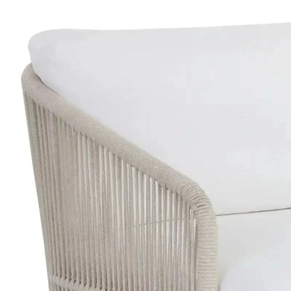 Tavira Fabric With Back Outdoor Couch - LOOMLAN - SUNPAN - Outdoor Sofas & Loveseats