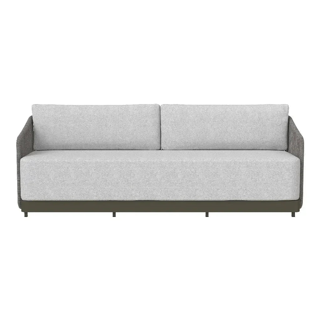 Tavira Fabric With Back Outdoor Couch - LOOMLAN - SUNPAN - Outdoor Sofas & Loveseats