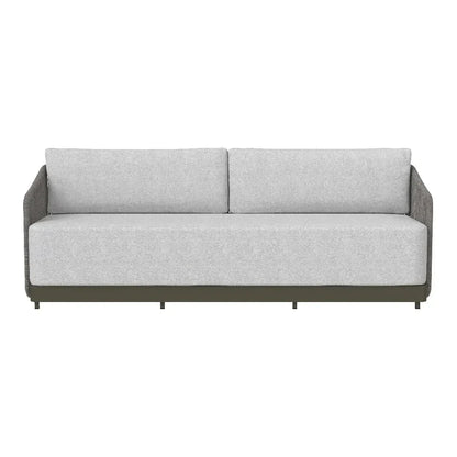Tavira Fabric With Back Outdoor Couch - LOOMLAN - SUNPAN - Outdoor Sofas & Loveseats