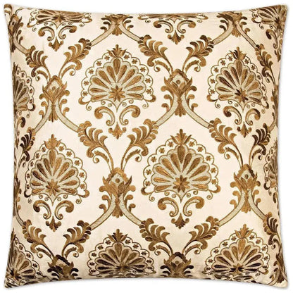 Tavoos Gold Throw Pillow With Insert - LOOMLAN - D.V. Kap - Throw Pillows