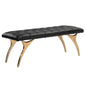 Taylen Leather Backless Bench - LOOMLAN - SUNPAN - Bedroom Benches