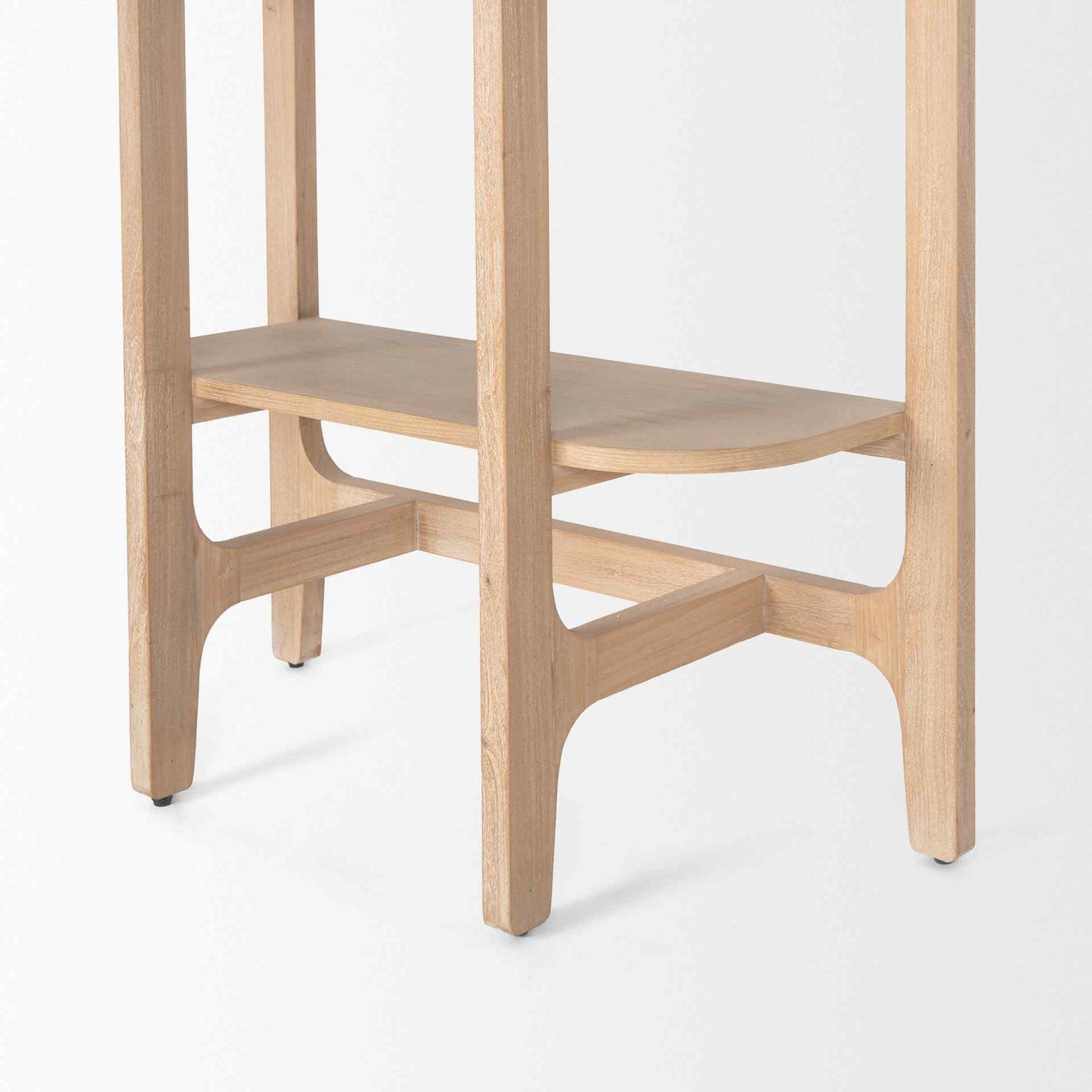 Taylin Light Brown Solid Wood Etagere-Etageres-Mercana-LOOMLAN