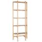 Taylin Light Brown Solid Wood Etagere-Etageres-Mercana-LOOMLAN