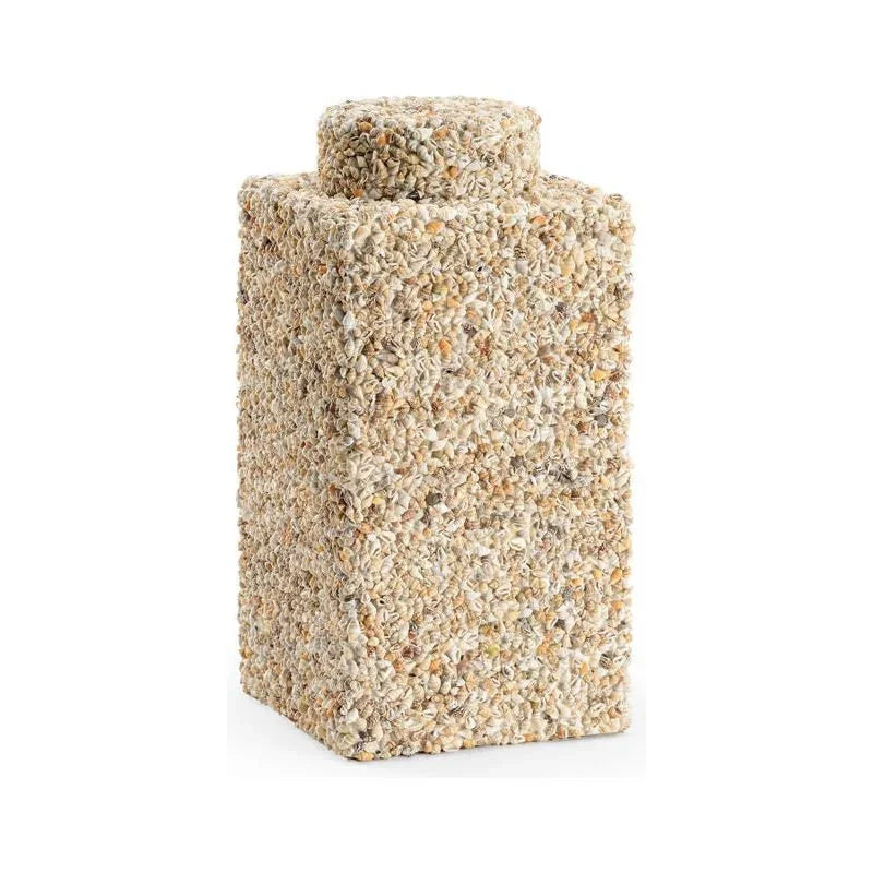 Tea Caddy Shells Charm Sculpture - LOOMLAN - Chelsea House - Statues & Sculptures