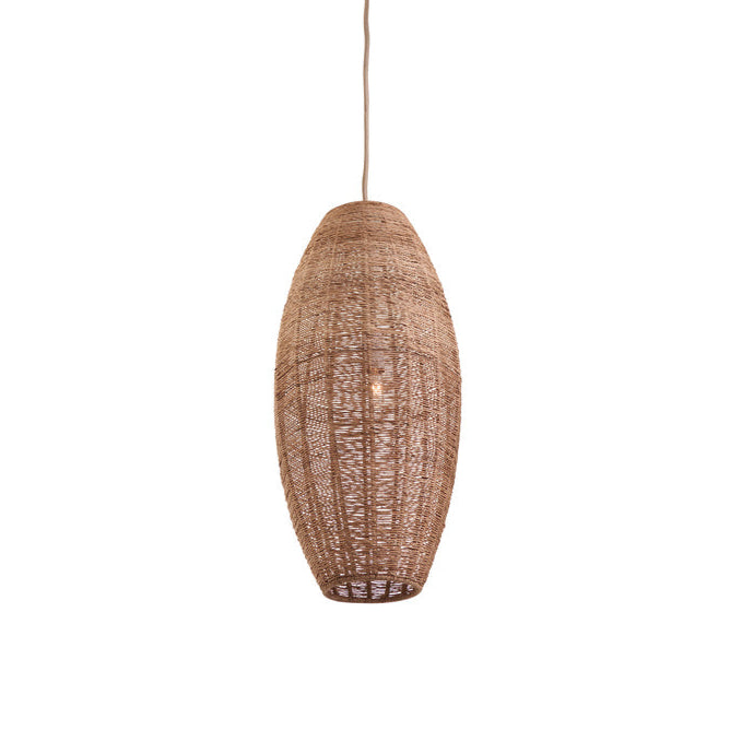 Teague Handcrafted Woven Raffia Pendant