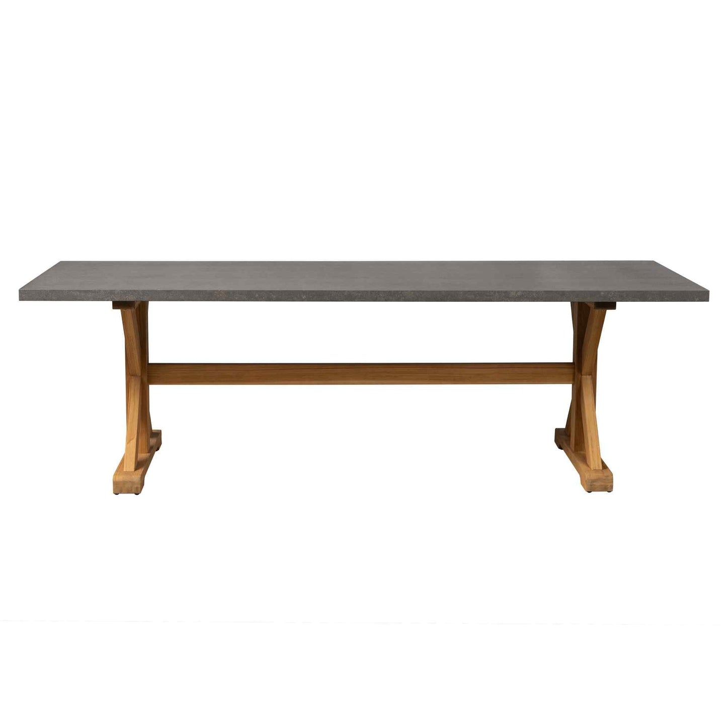 Teak Ceramic Top Outdoor Dining Table-Outdoor Dining Tables-Lloyd Flanders-LOOMLAN