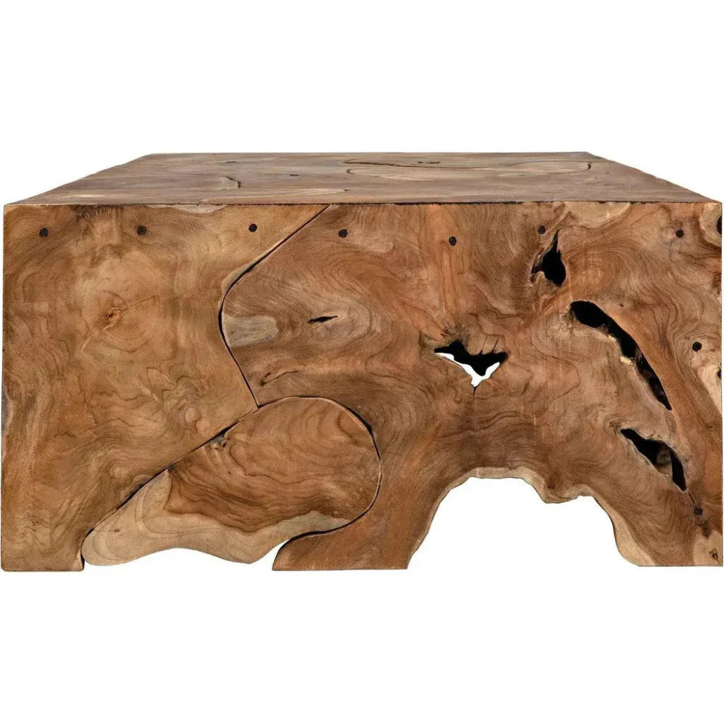 Teak Coffee Table Root Original Stump Pieces - LOOMLAN - Noir - Coffee Tables