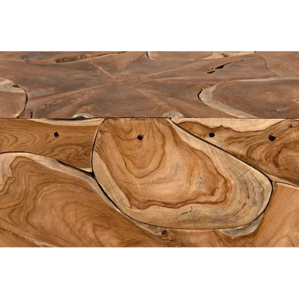 Teak Coffee Table Root Original Stump Pieces - LOOMLAN - Noir - Coffee Tables