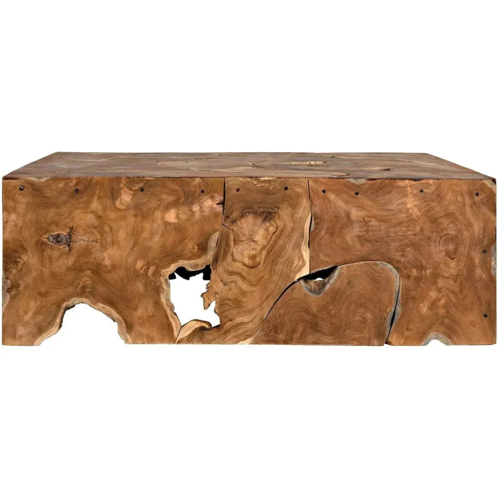 Teak Coffee Table Root Original Stump Pieces - LOOMLAN - Noir - Coffee Tables