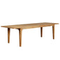 Teak Double Butterfly Leaf Outdoor Dining Table-Outdoor Dining Tables-Lloyd Flanders-LOOMLAN