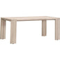 Teak Rectangle Dining Table Umbrella Hole Big Sur-Outdoor Dining Tables-Essentials For Living-LOOMLAN